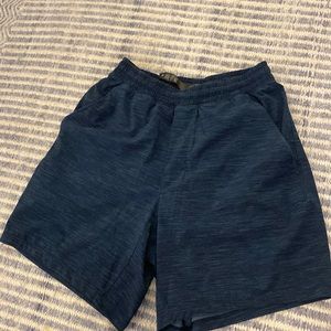 Lululemon pace breaker lined shorts in blue